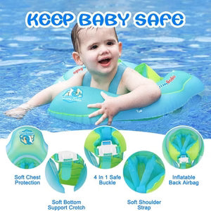 BabyFloat - Baby Zwemband met UPF50+ Zonnescherm