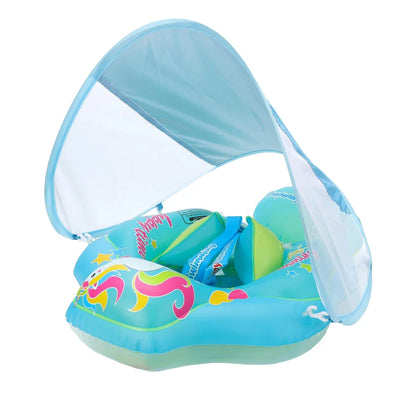 BabyFloat - Baby Zwemband met UPF50+ Zonnescherm